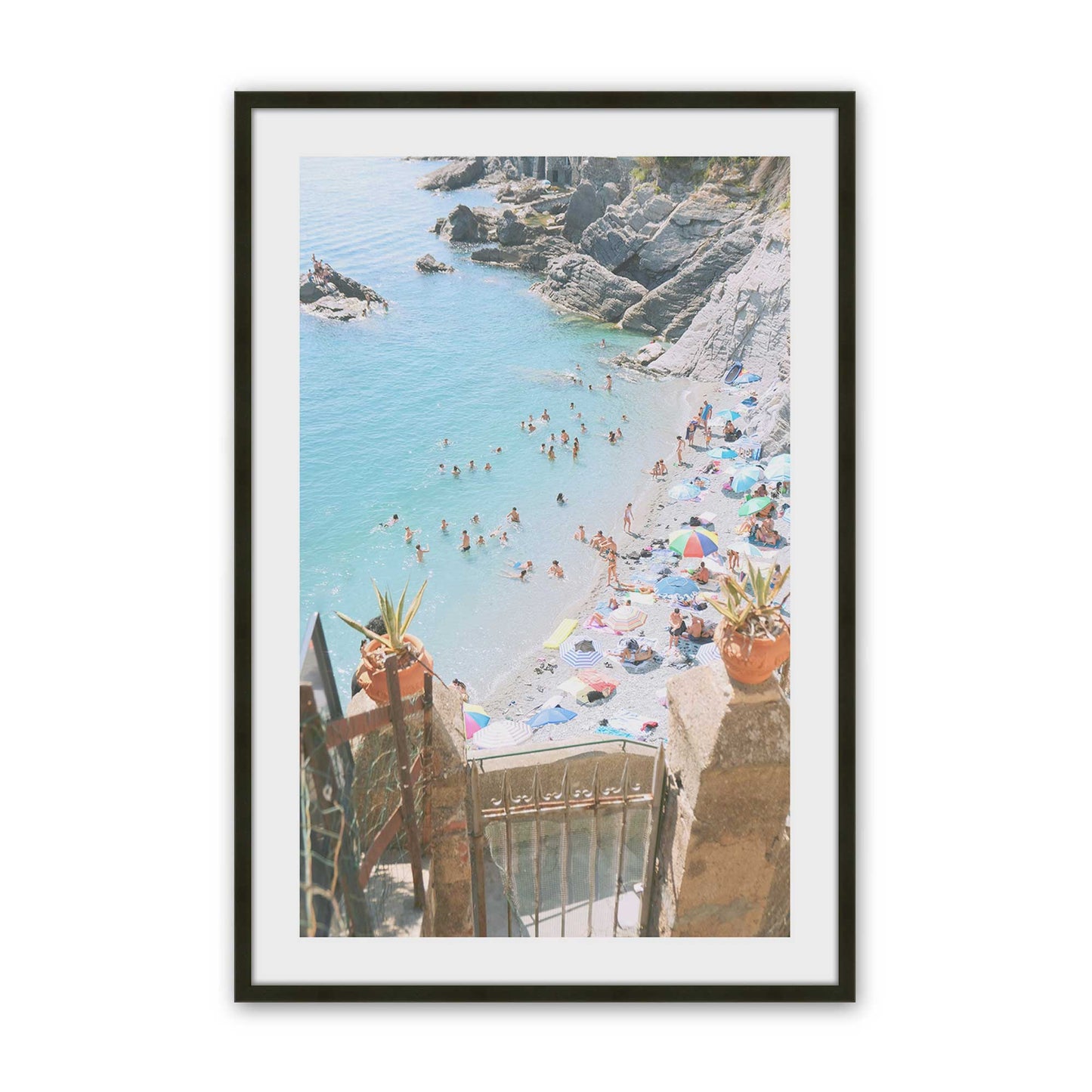 [Color:Satin Black], Picture of art in a Satin Black frame