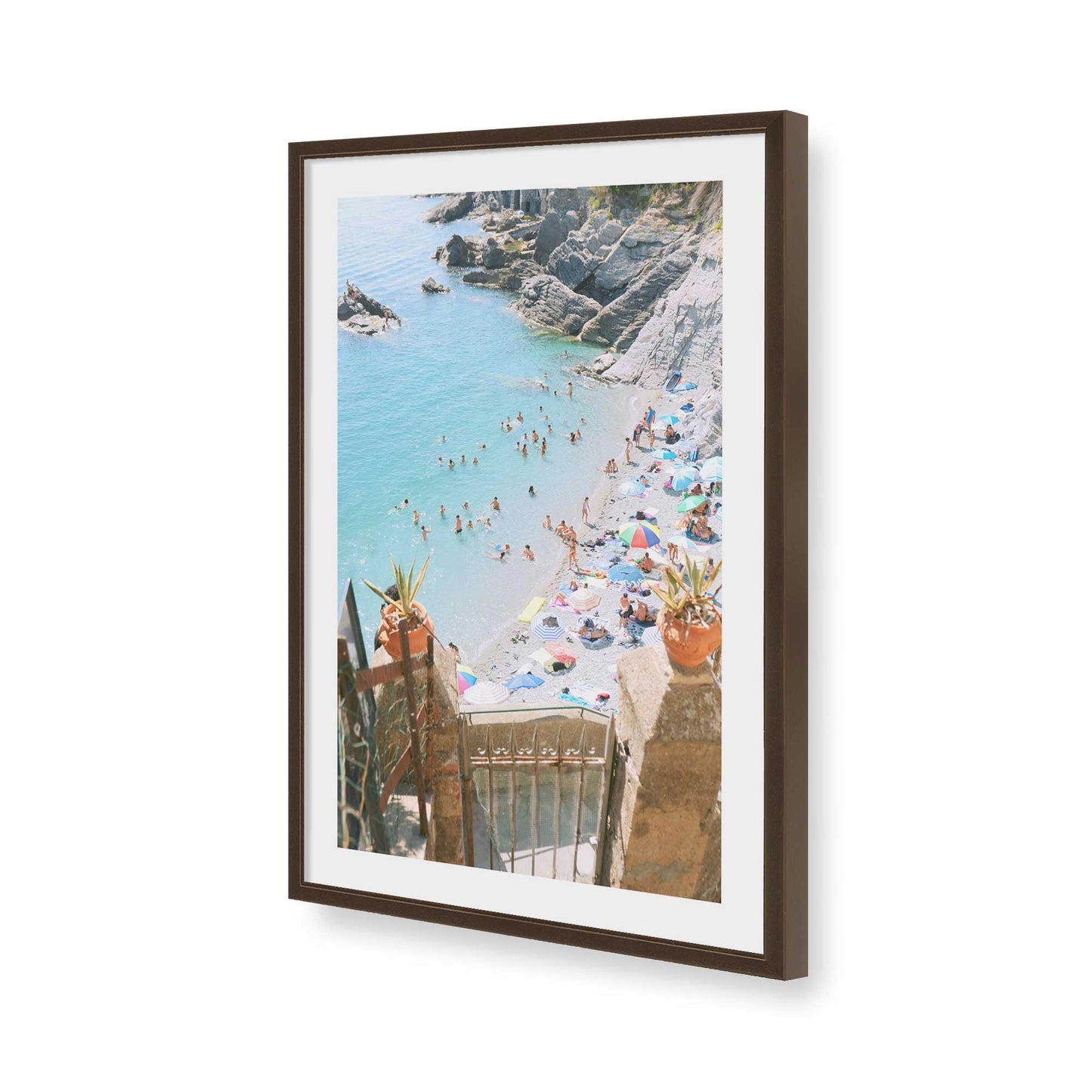 [Color:Belvinder Brown], Picture of art in a Belvinder Brown frame of the corner