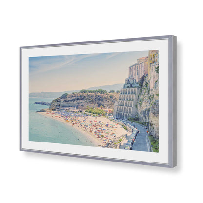 [Color:Polished Chrome], Picture of art in a Polished Chrome frame of the corner