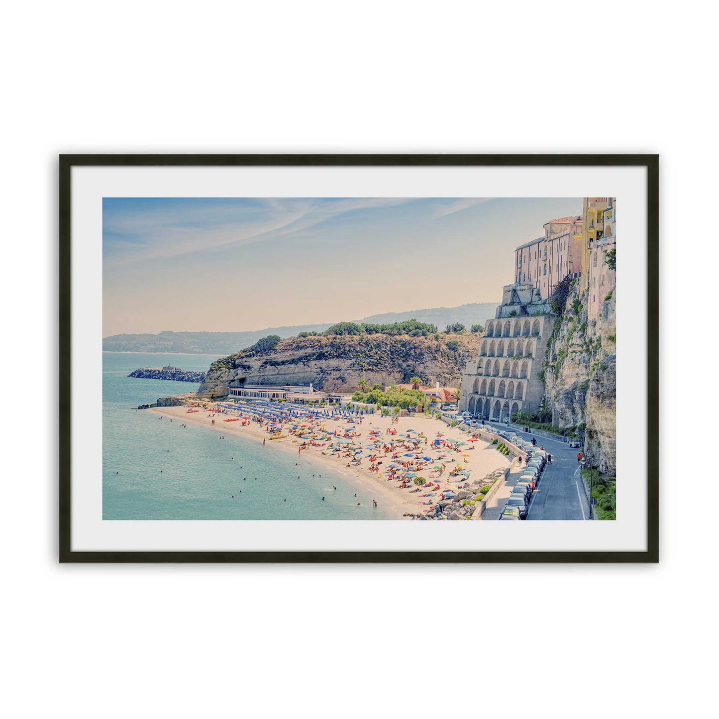 [Color:Satin Black], Picture of art in a Satin Black frame