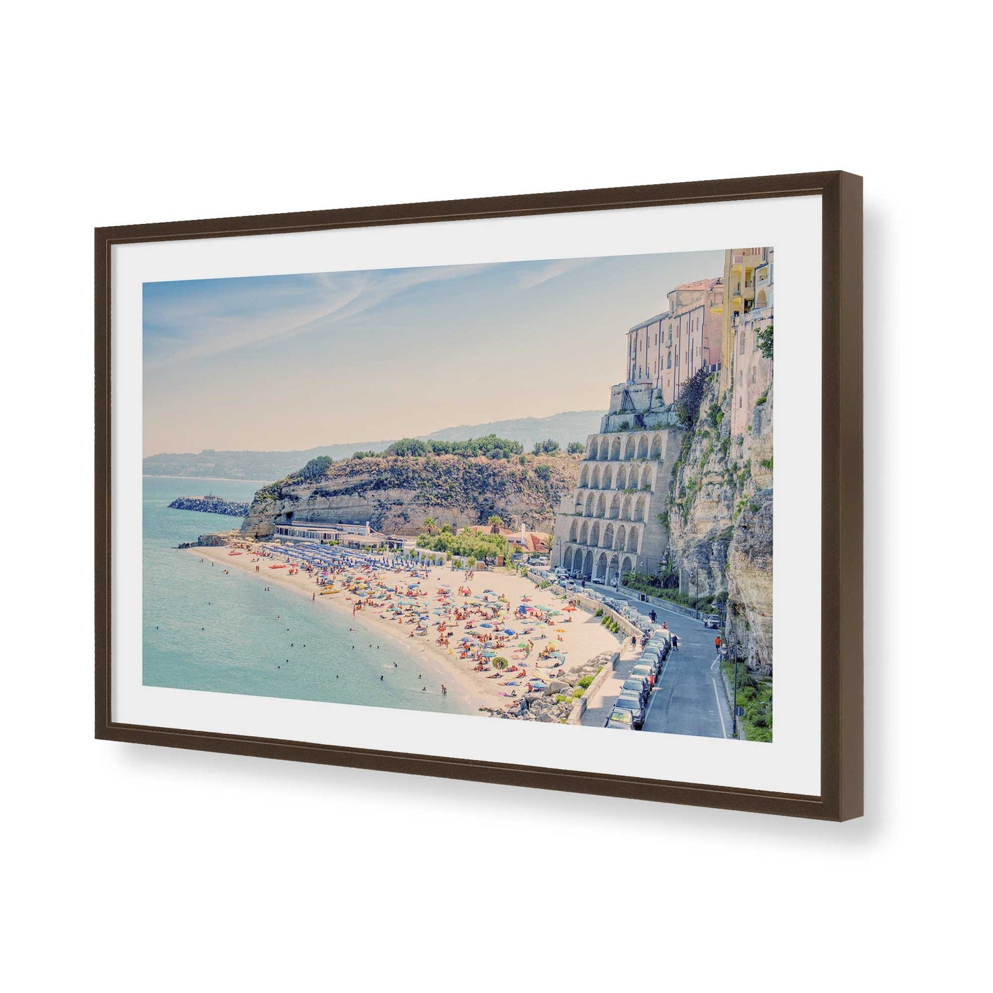 [Color:Belvinder Brown], Picture of art in a Belvinder Brown frame of the corner