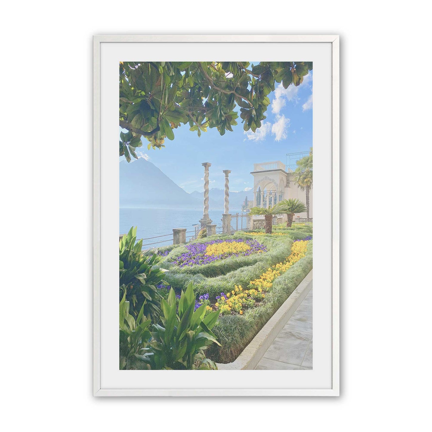 [Color:Opaque White], Picture of art in a Opaque White frame