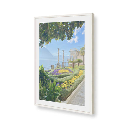 [Color:Opaque White], Picture of art in a Opaque White frame of the corner