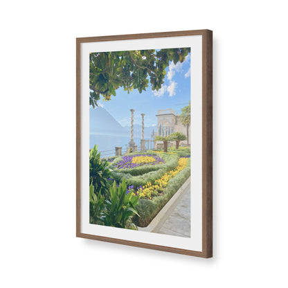 [Color:Walnut], Picture of art in a Walnut frame of the corner