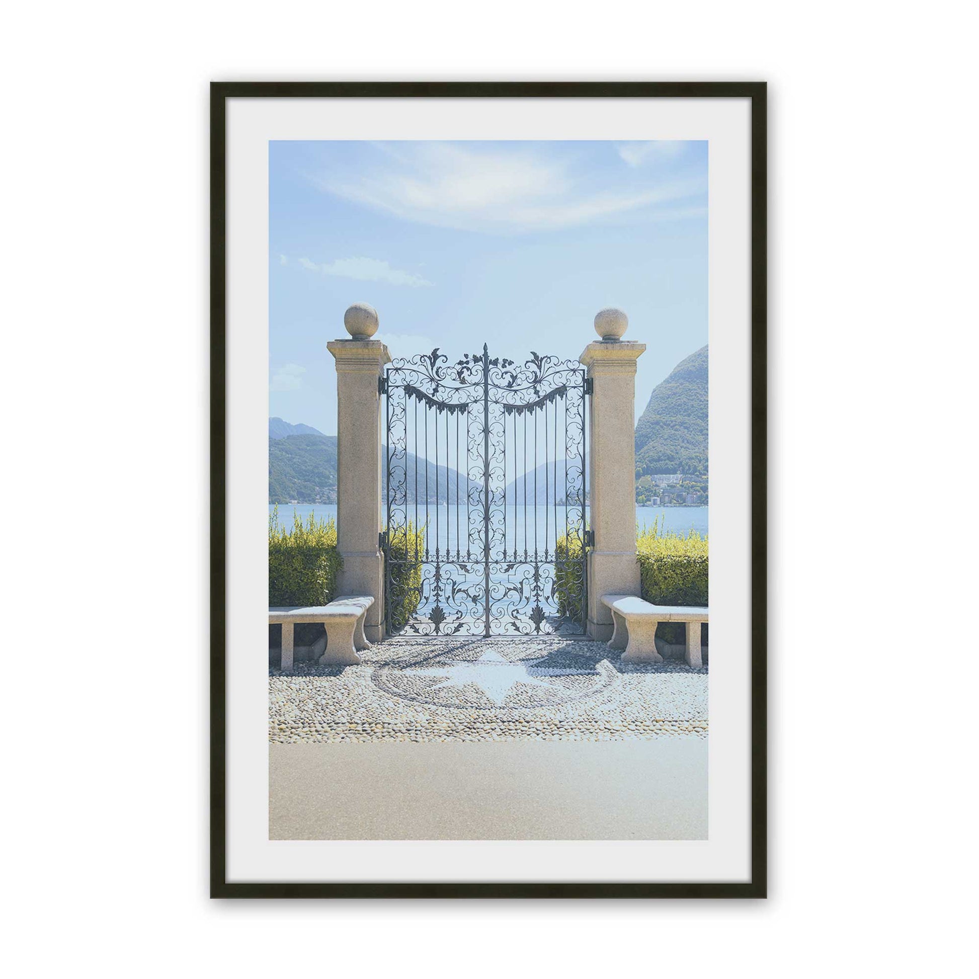 [Color:Satin Black], Picture of art in a Satin Black frame