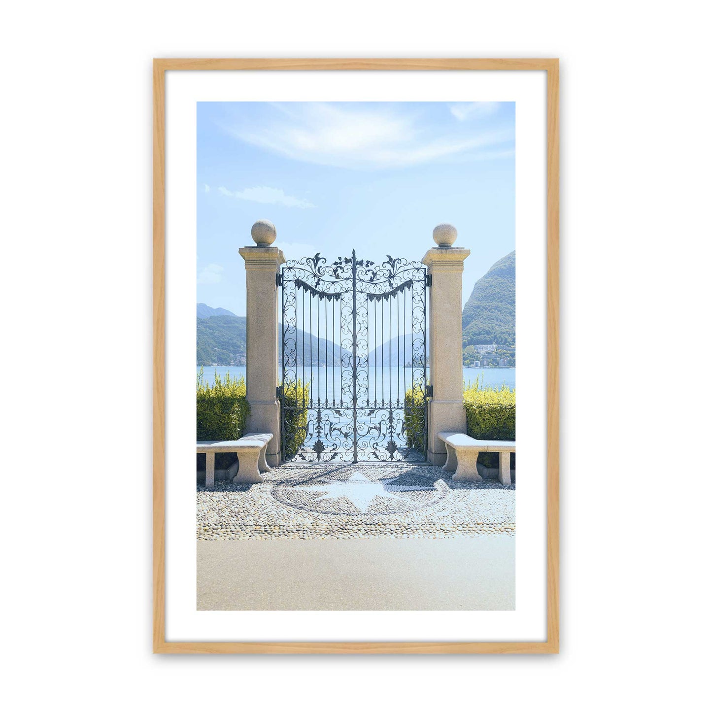 [Color:American Maple], Picture of art in a American Maple frame
