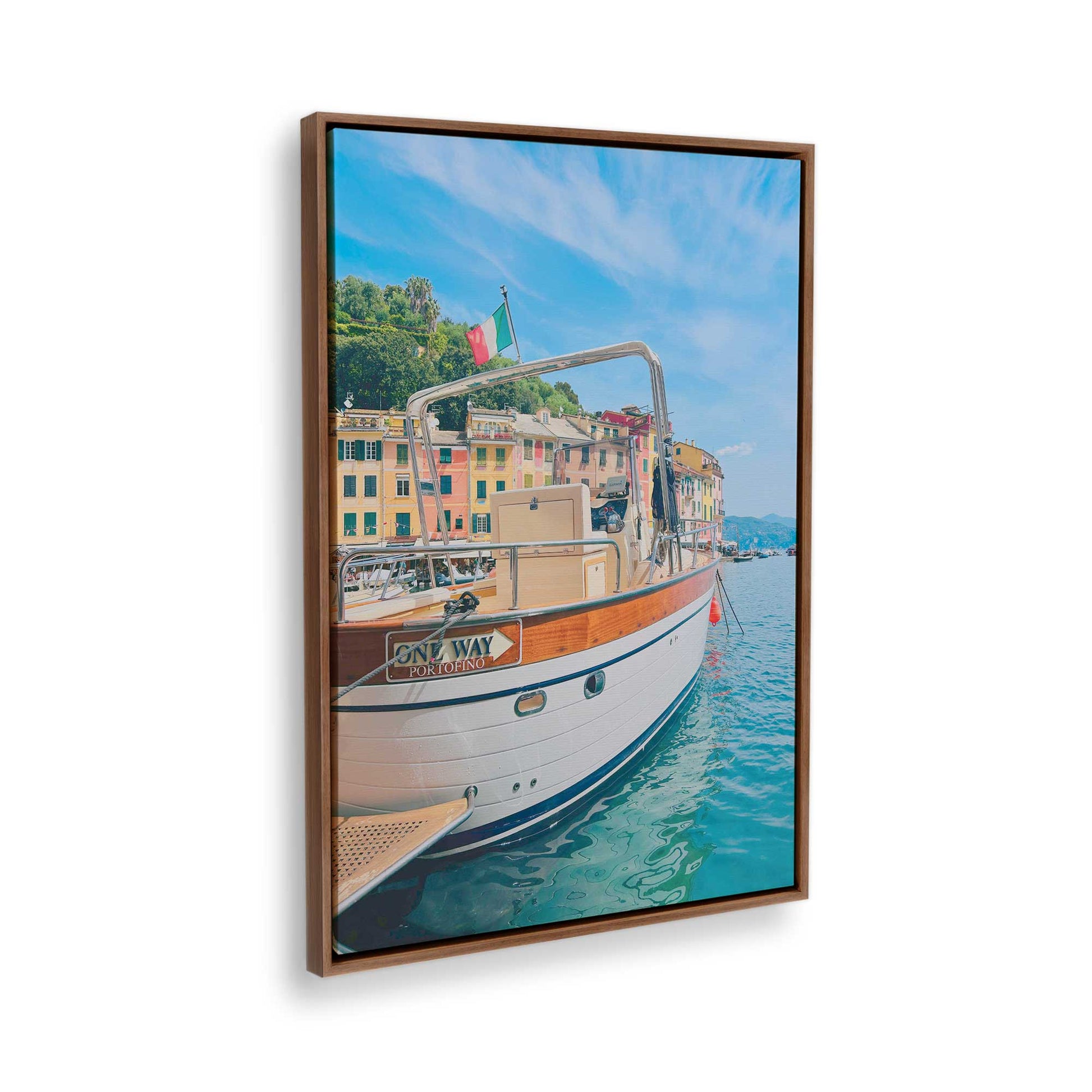 [Color:Walnut], Picture of the corner of the art