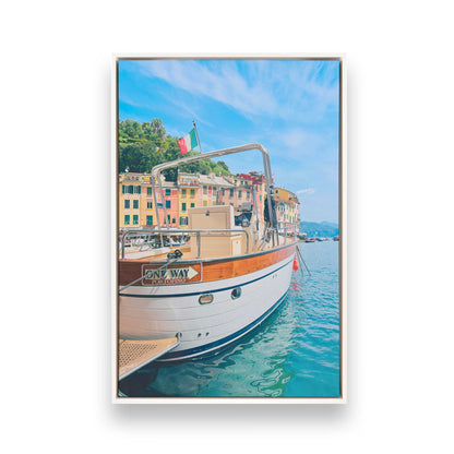 [Color:Opaque White], Picture of art in a White frame