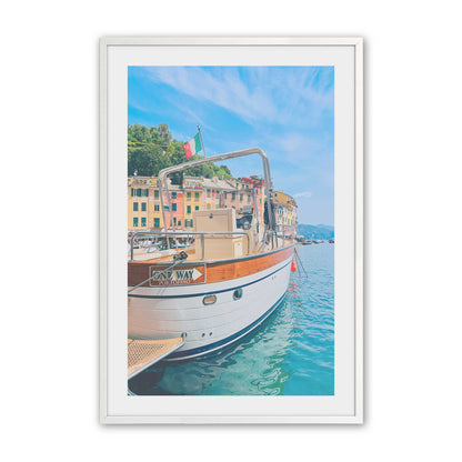 [Color:Opaque White], Picture of art in a Opaque White frame