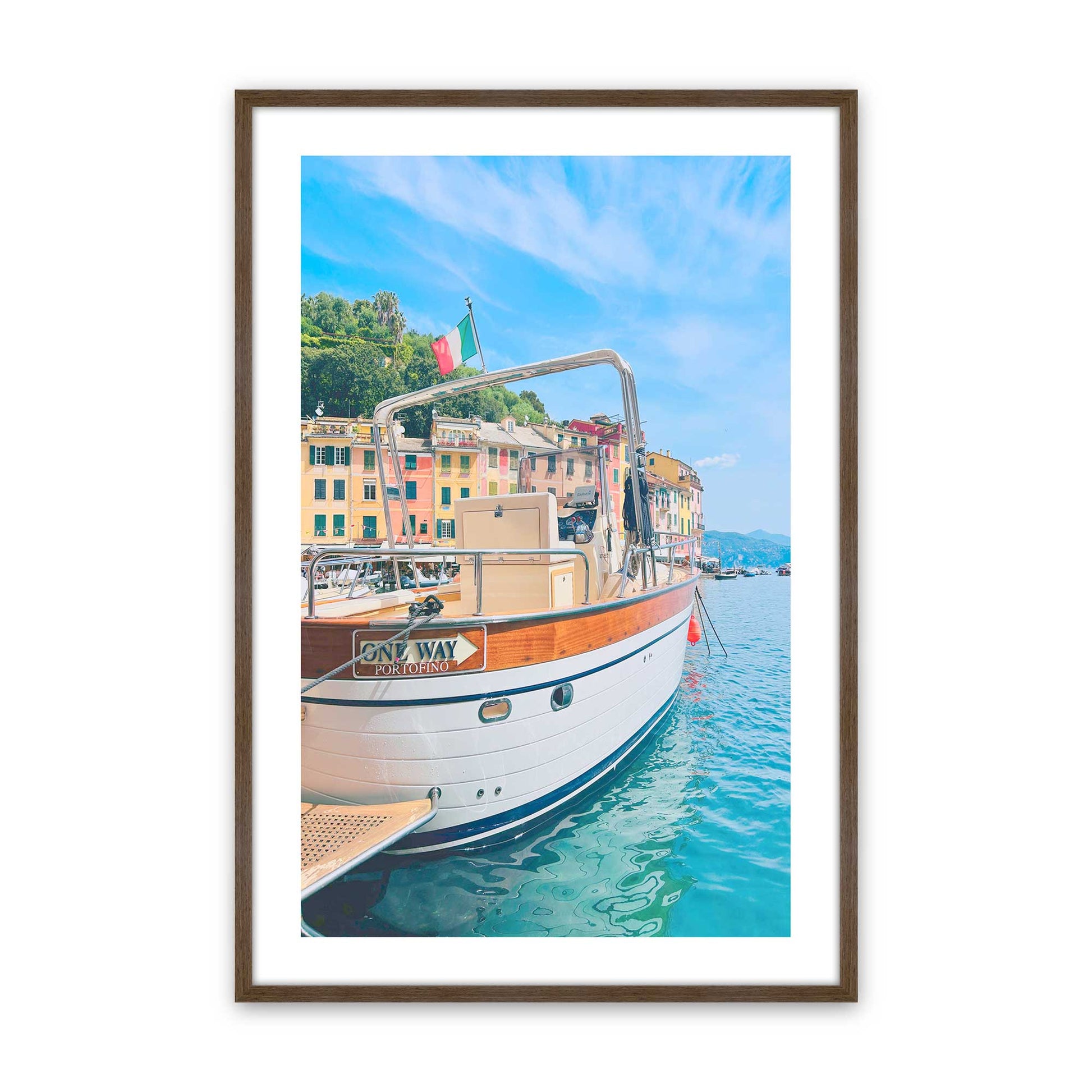[Color:Walnut], Picture of art in a Walnut frame