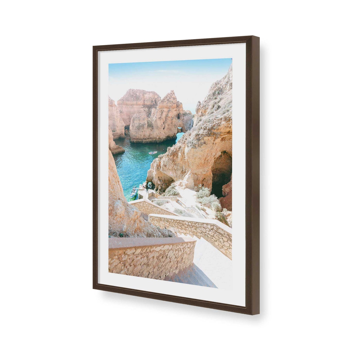 [Color:Belvinder Brown], Picture of art in a Belvinder Brown frame of the corner