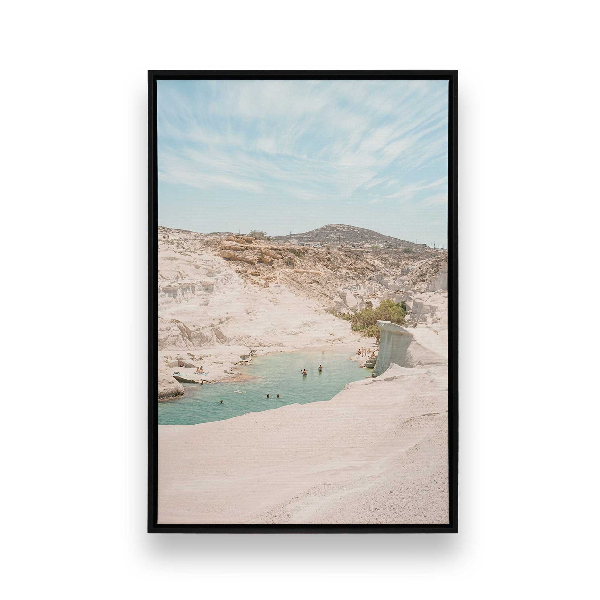 [Color:Satin Black], Picture of art in a Satin Black frame