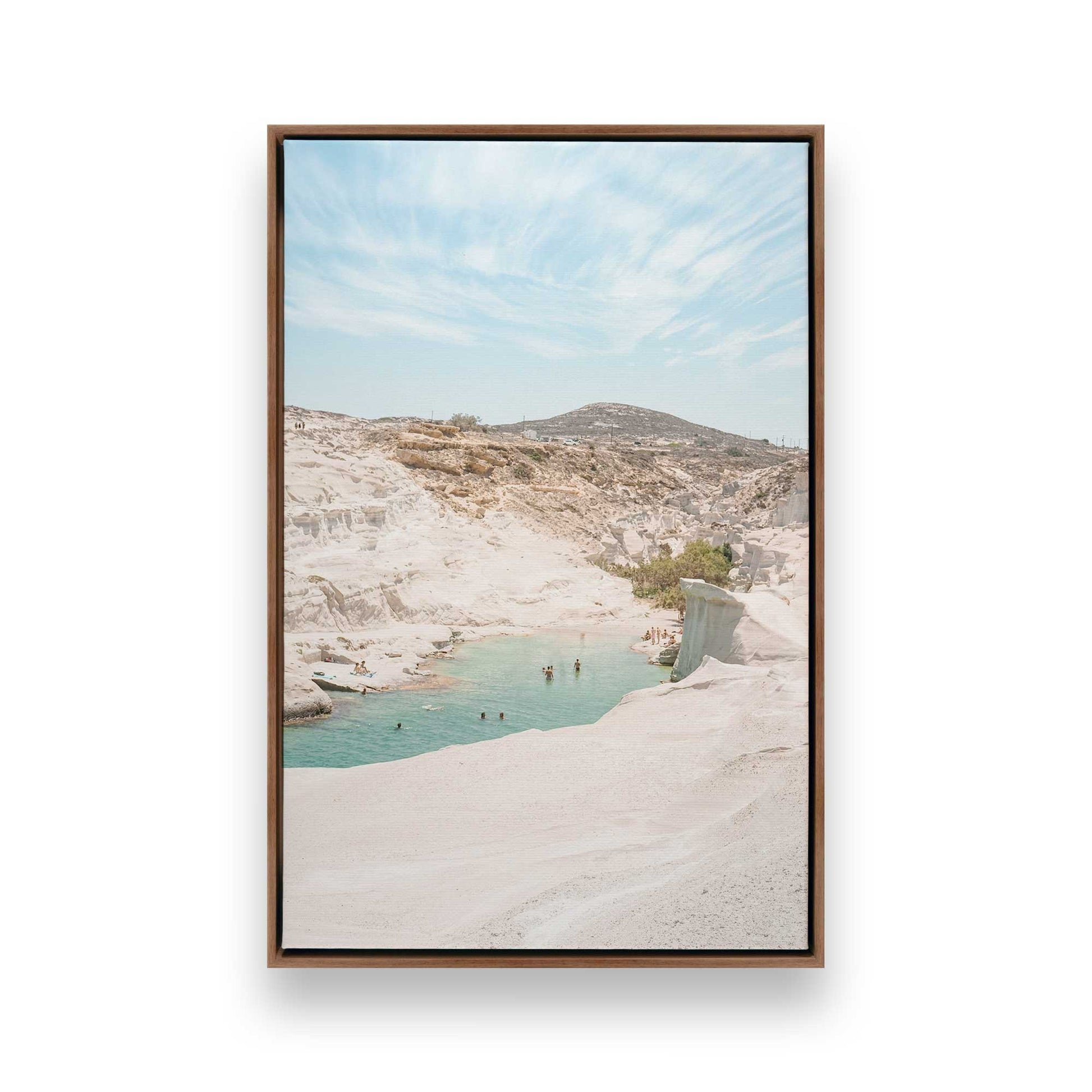 [Color:Walnut], Picture of art in a Walnut frame