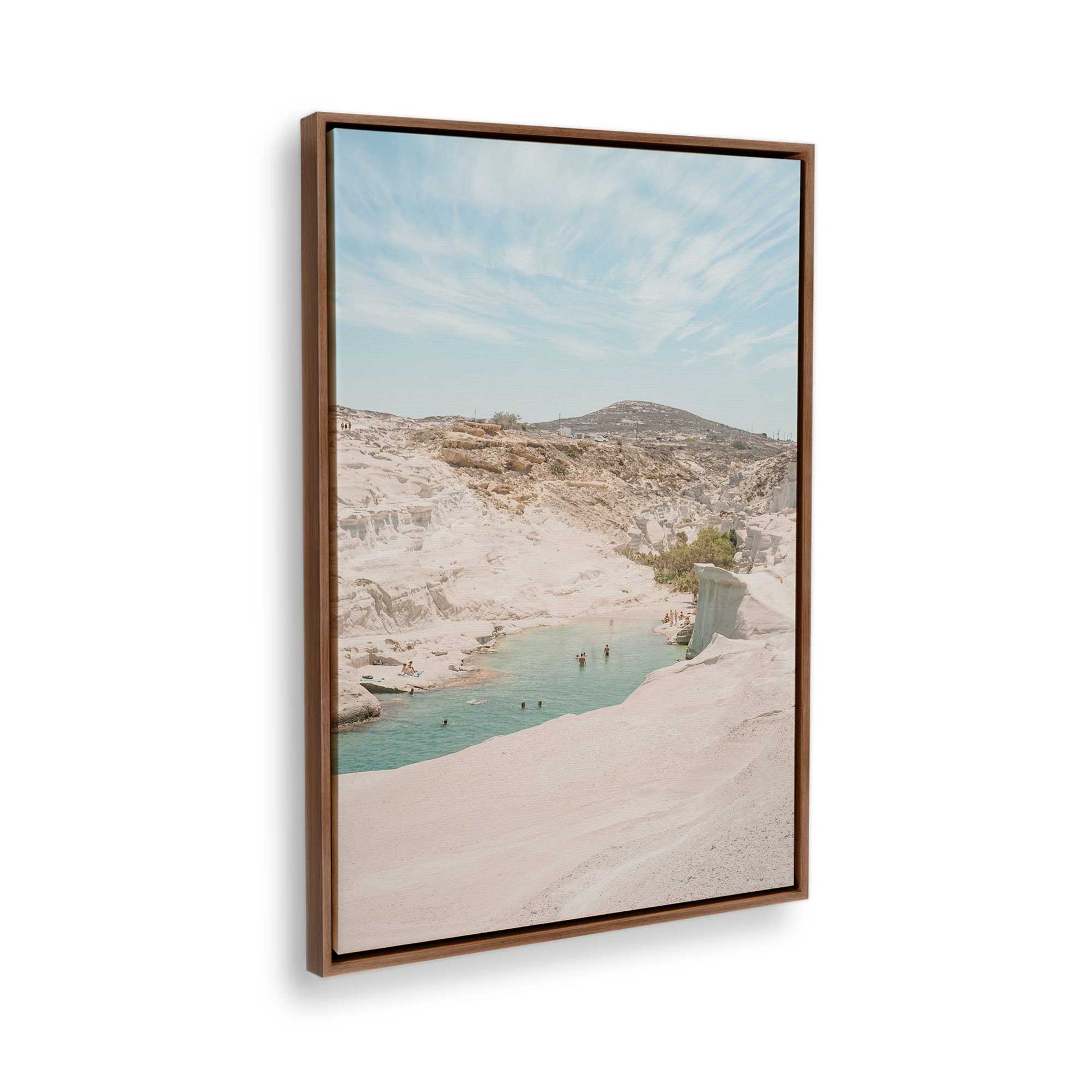 [Color:Walnut], Picture of the corner of the art