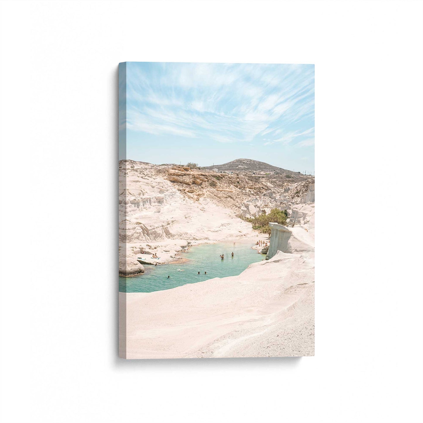 [Color:Stretched Canvas], Picture of art at an angle