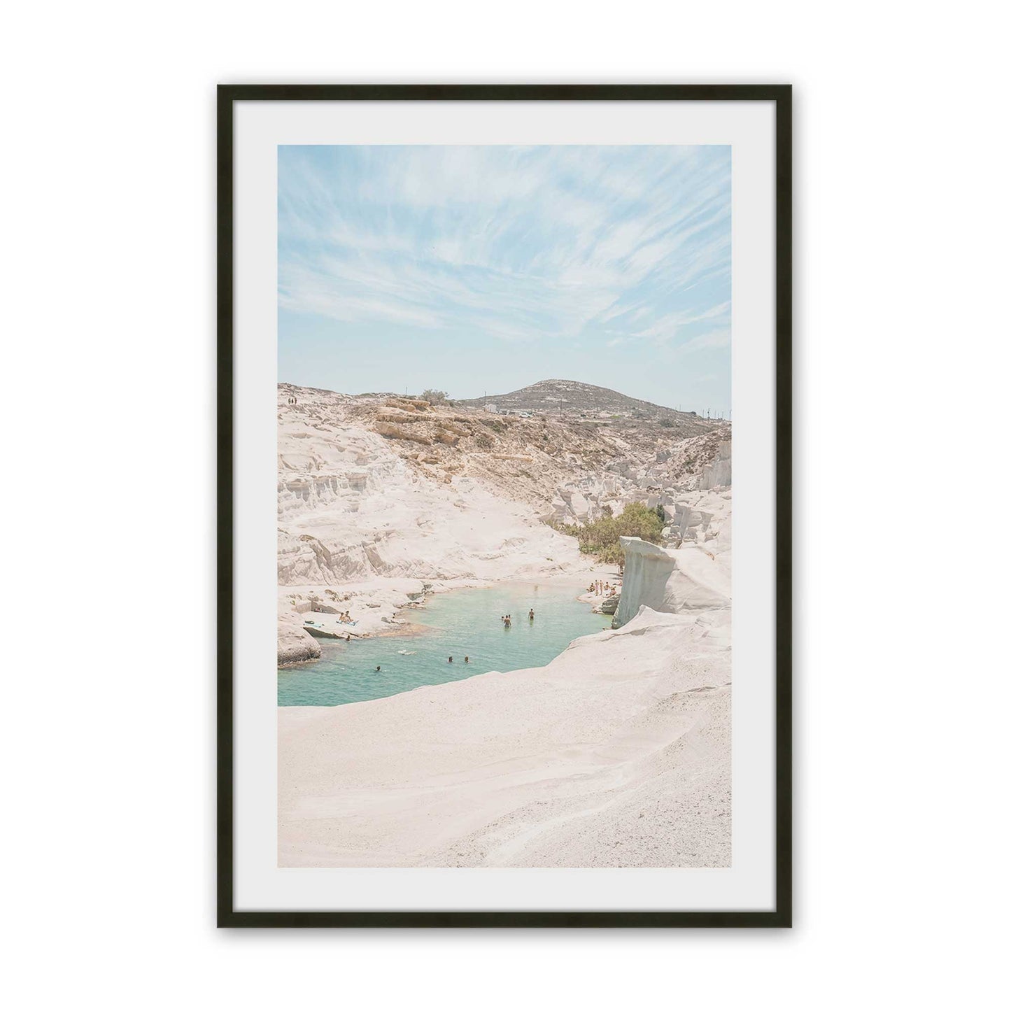 [Color:Satin Black], Picture of art in a Satin Black frame
