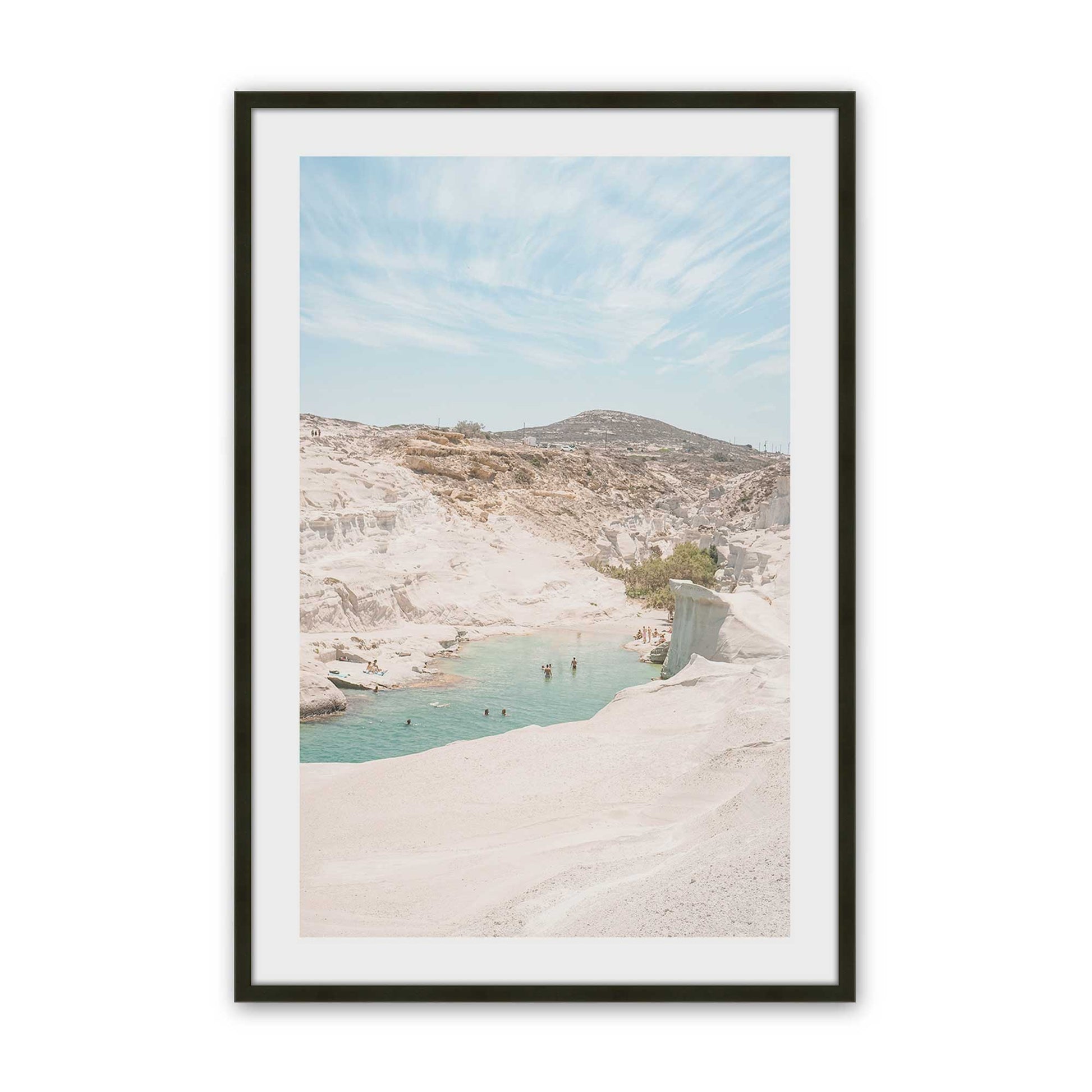 [Color:Satin Black], Picture of art in a Satin Black frame