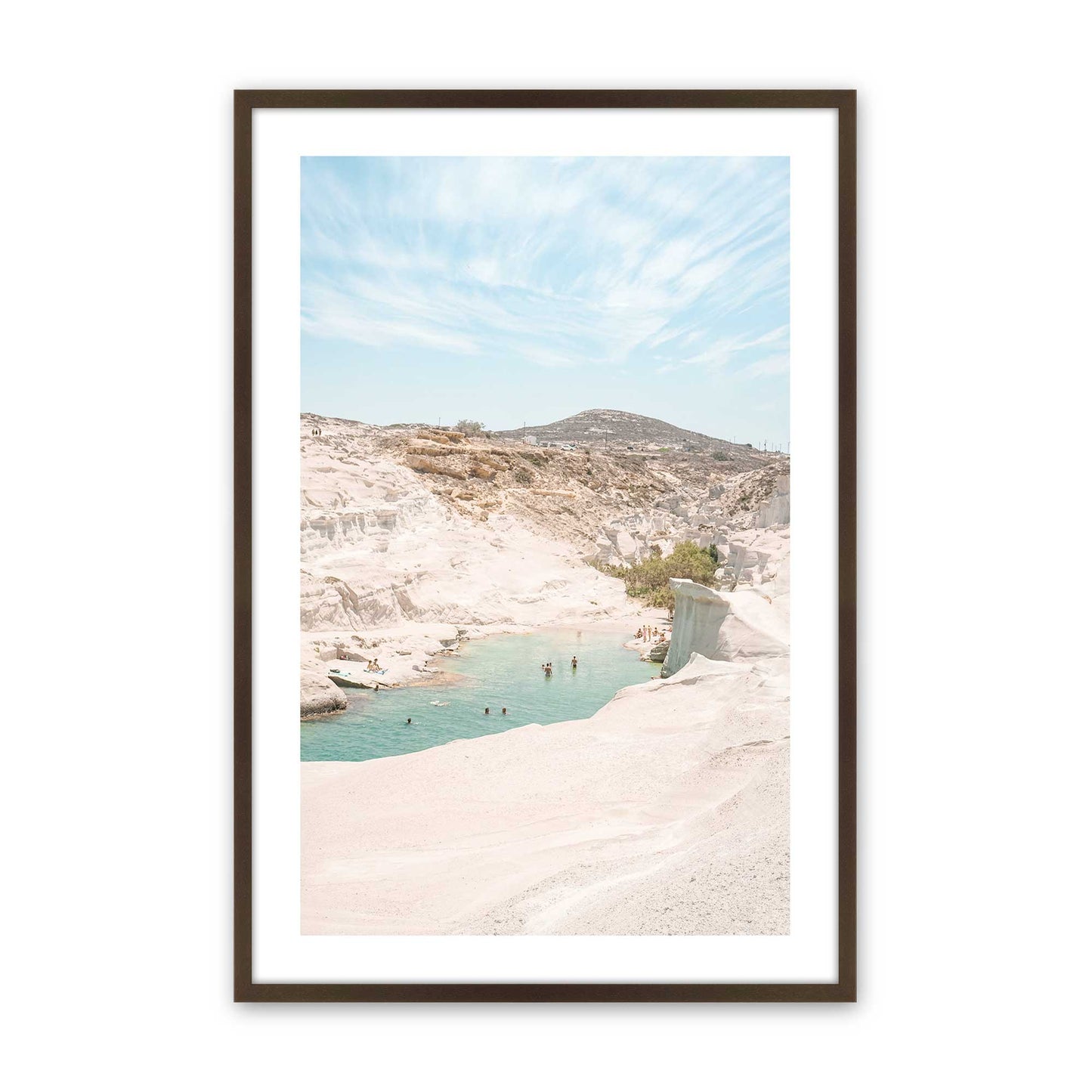 [Color:Brown], Picture of art in a Brown frame