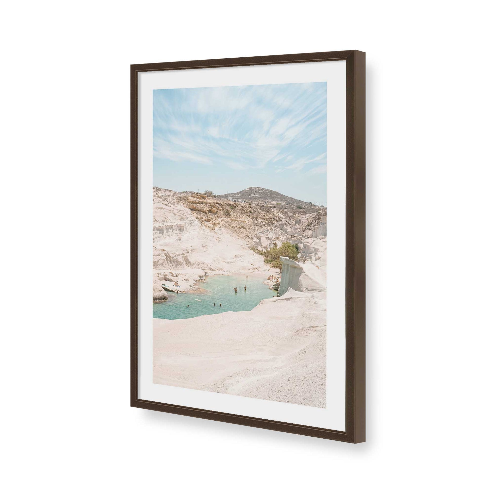 [Color:Belvinder Brown], Picture of art in a Belvinder Brown frame of the corner