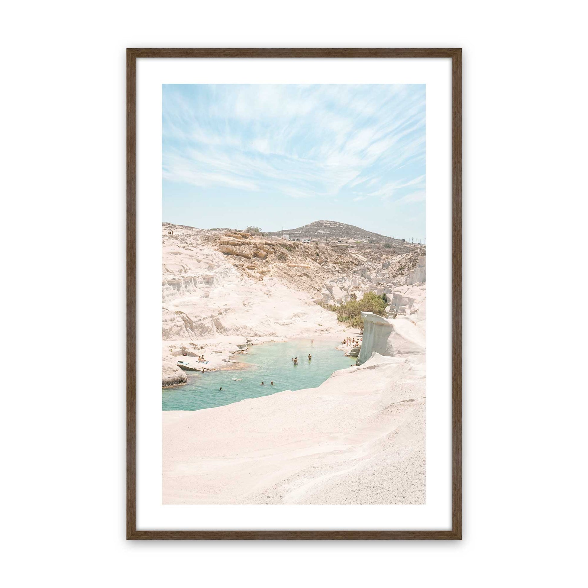 [Color:Walnut], Picture of art in a Walnut frame