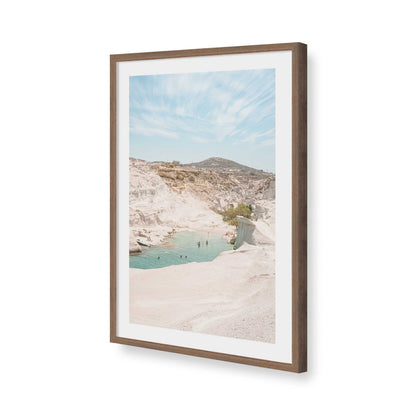 [Color:Walnut], Picture of art in a Walnut frame of the corner