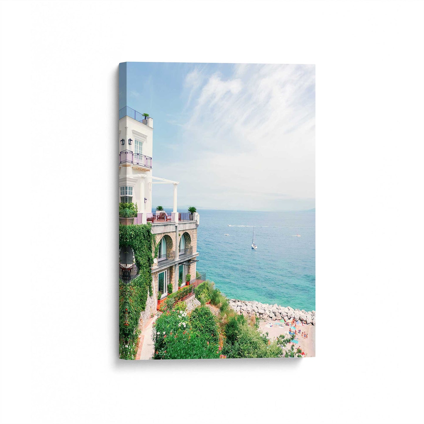 [Color:Stretched Canvas], Picture of art at an angle