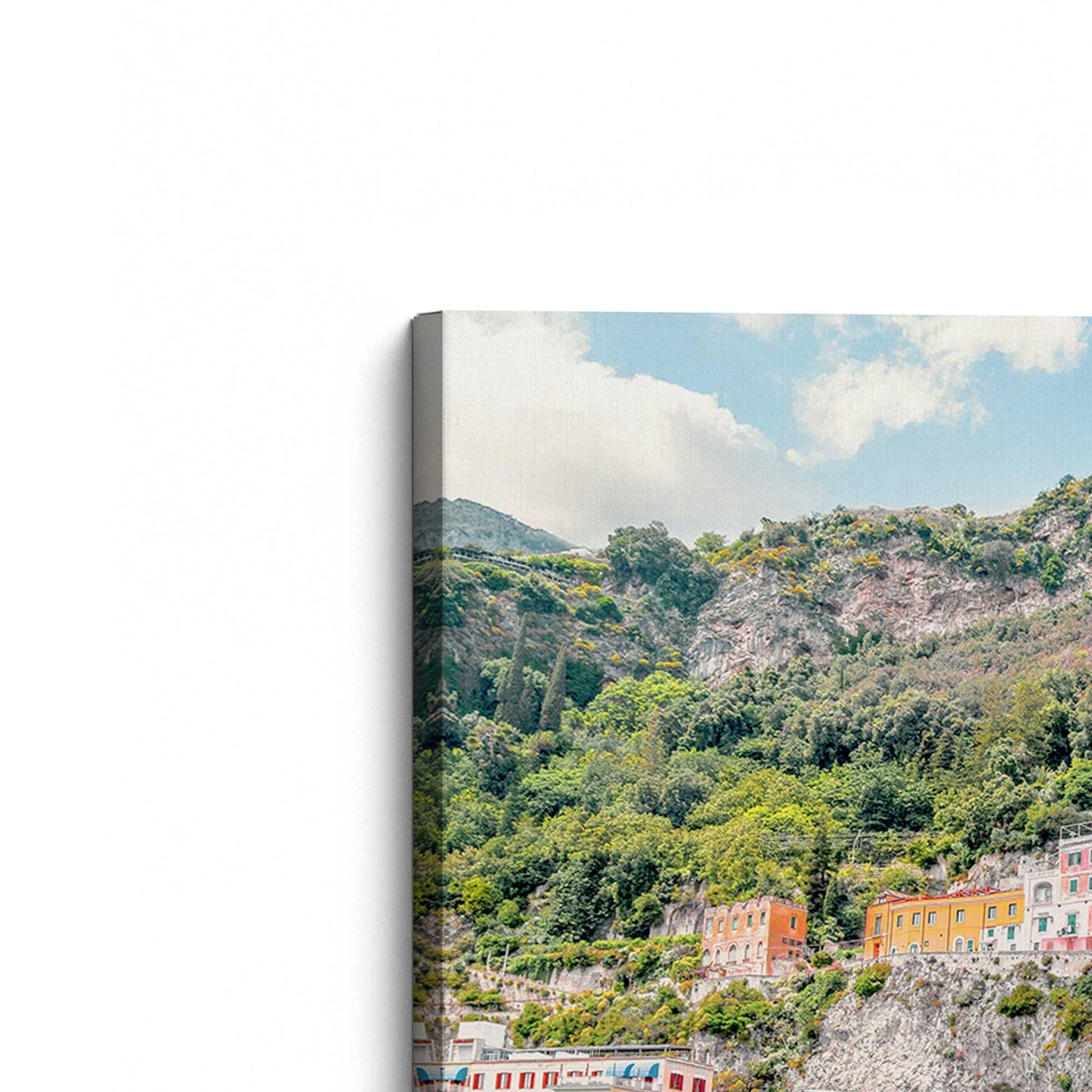 [Color:Stretched Canvas], Picture of the corner of the art