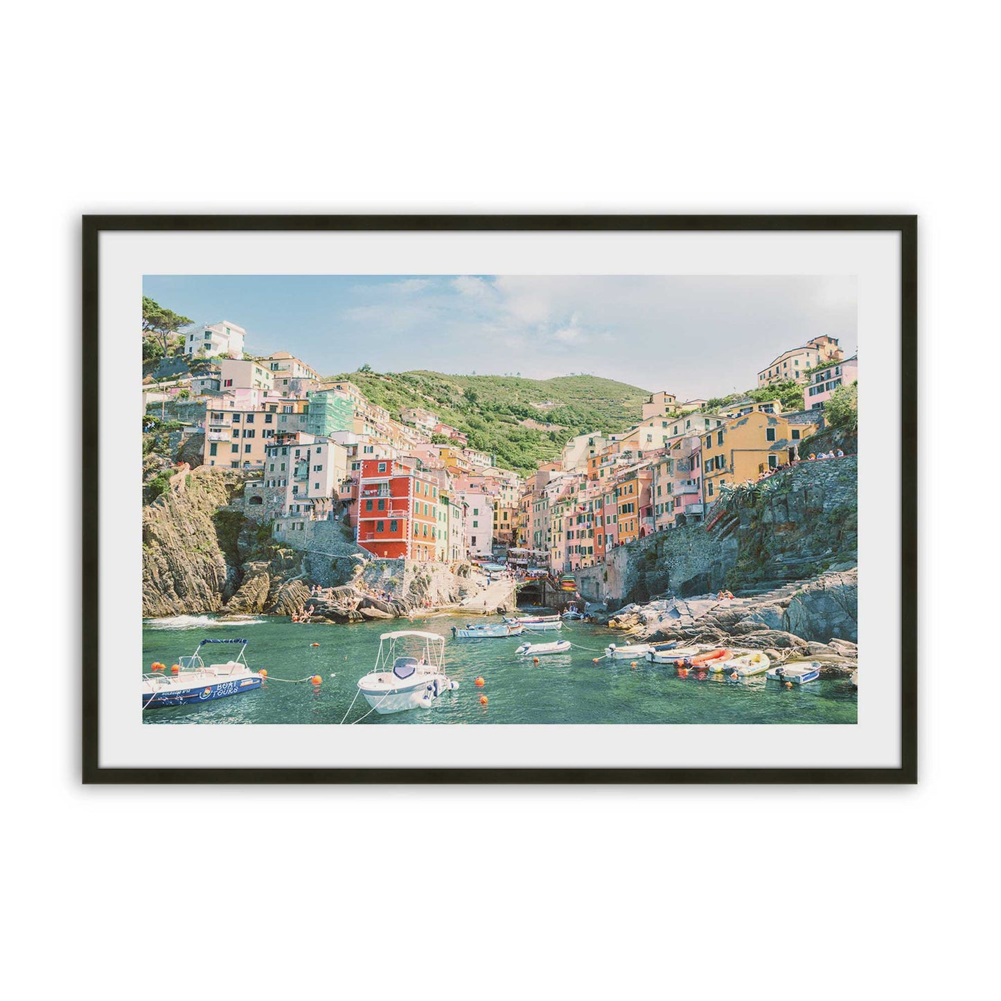 [Color:Satin Black], Picture of art in a Satin Black frame