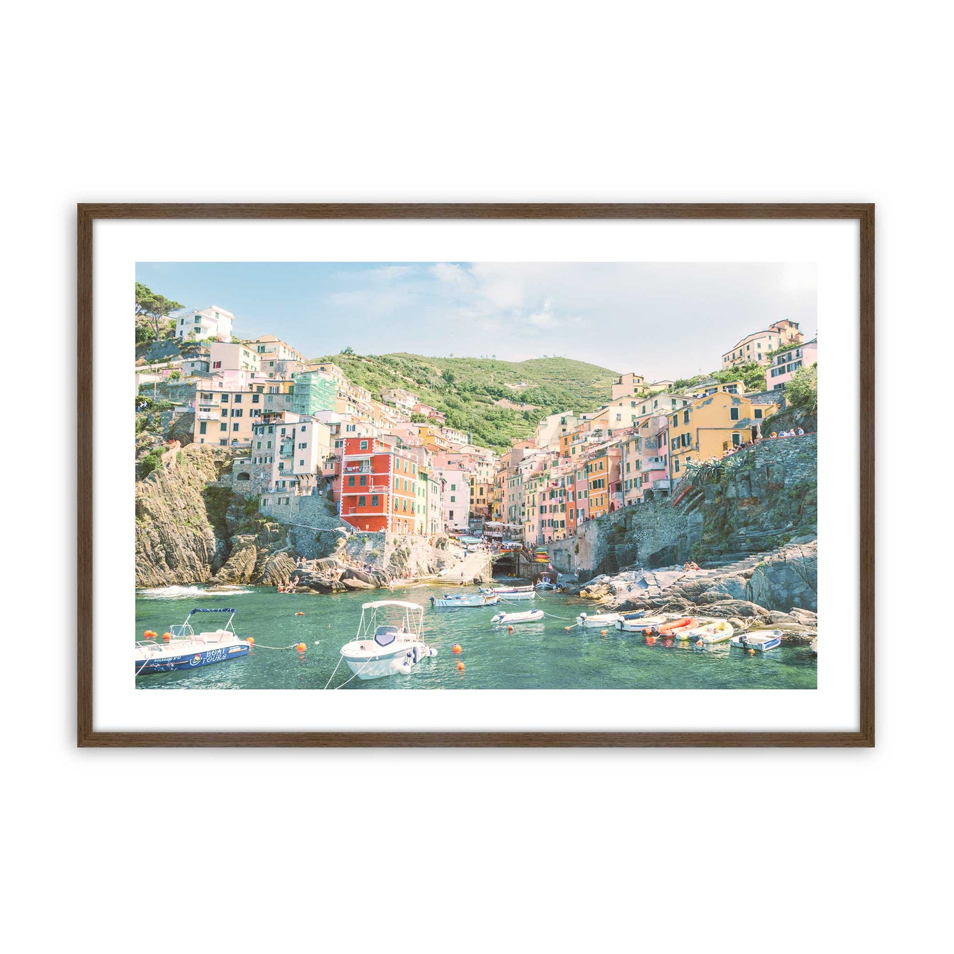 [Color:Walnut], Picture of art in a Walnut frame