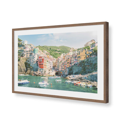 [Color:Walnut], Picture of art in a Walnut frame of the corner