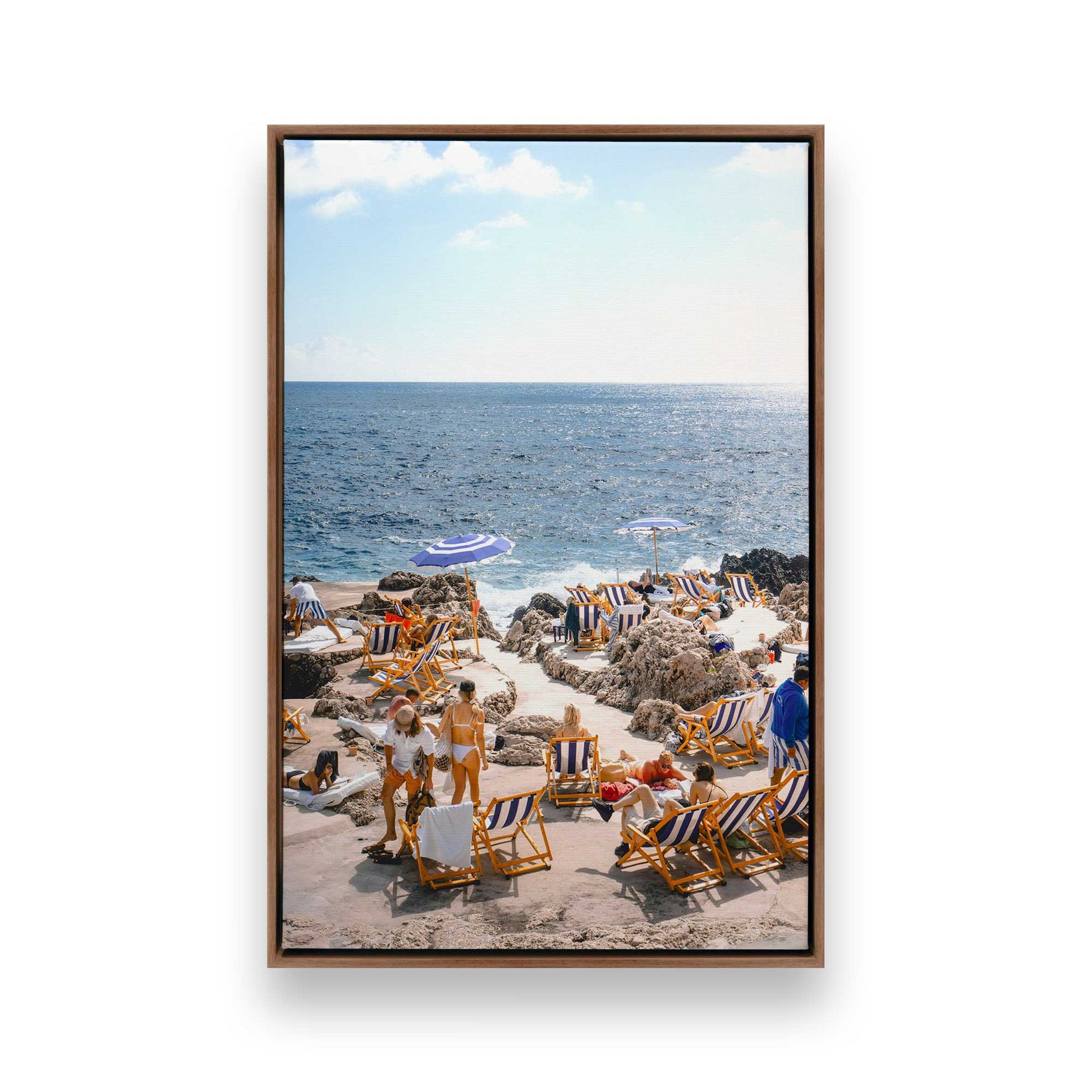 [Color:Walnut], Picture of art in a Walnut frame