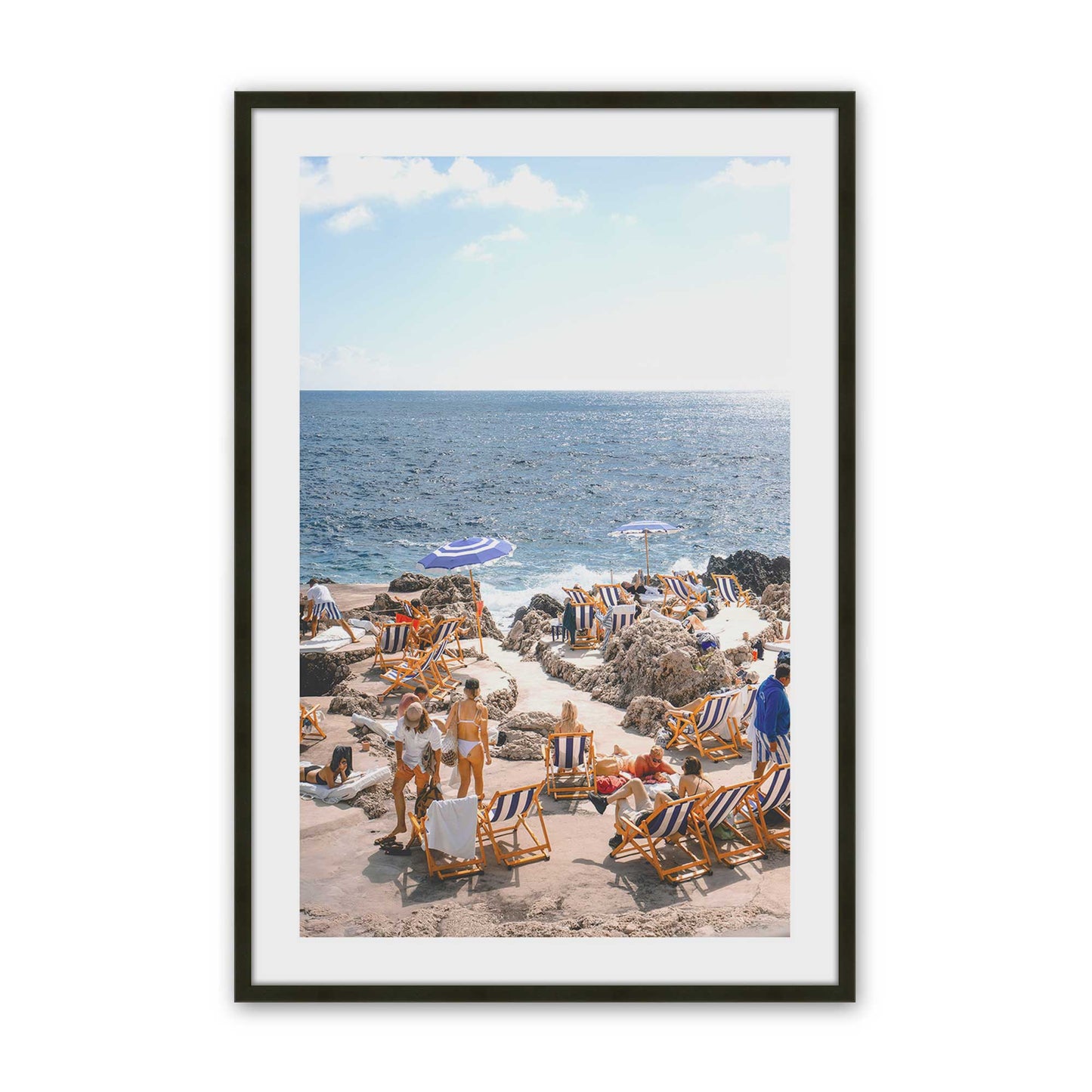 [Color:Satin Black], Picture of art in a Satin Black frame