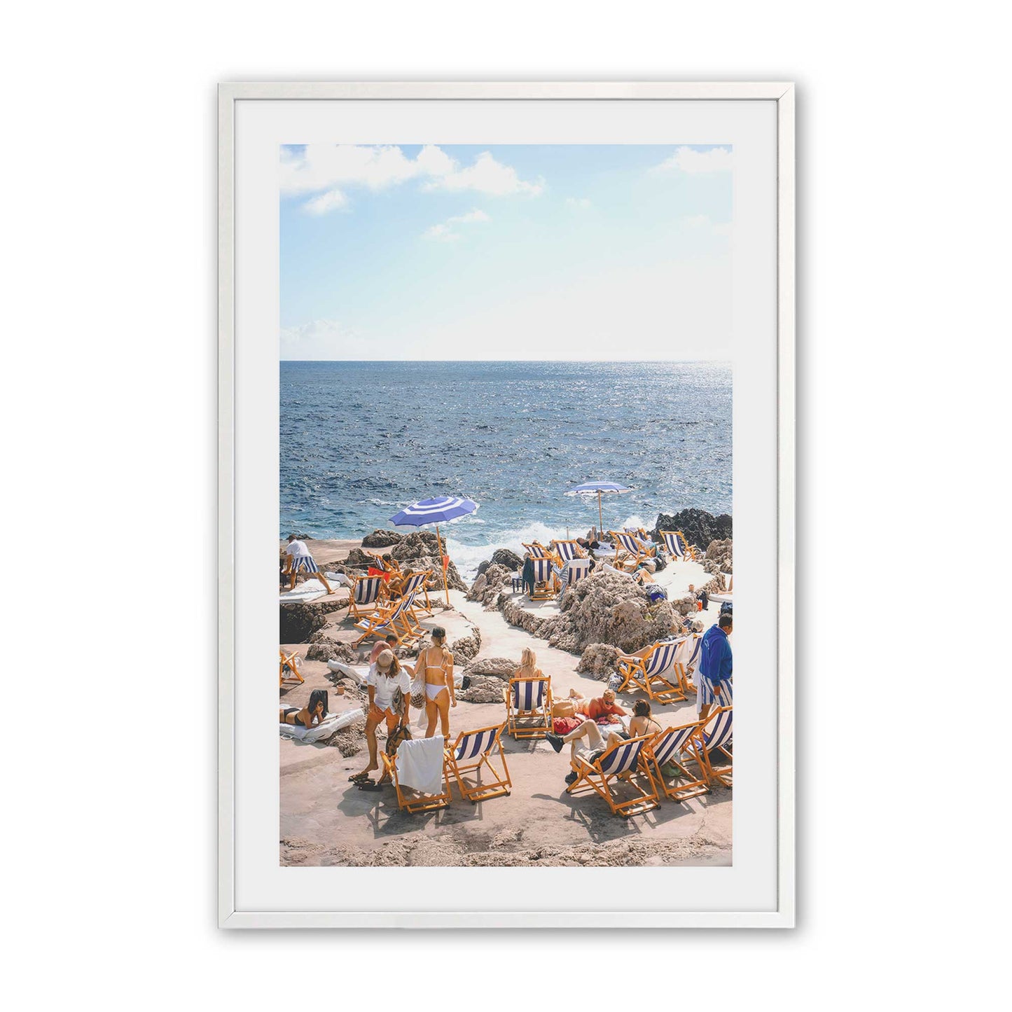 [Color:Opaque White], Picture of art in a Opaque White frame