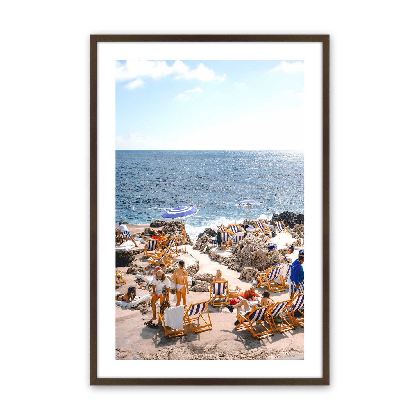 [Color:Brown], Picture of art in a Brown frame