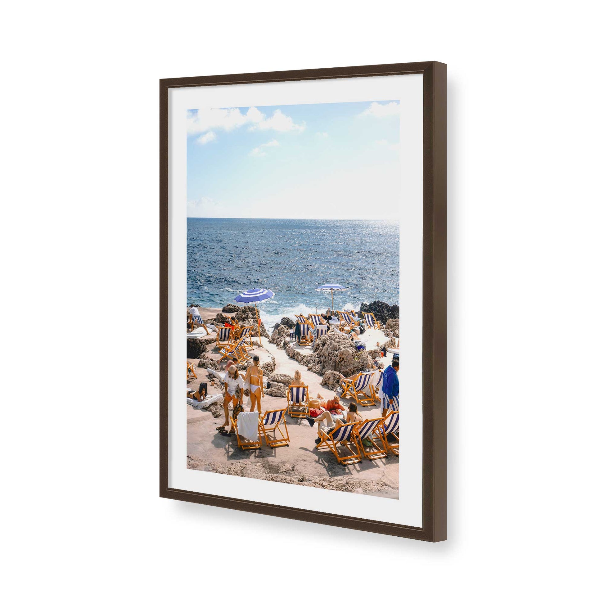 [Color:Belvinder Brown], Picture of art in a Belvinder Brown frame of the corner