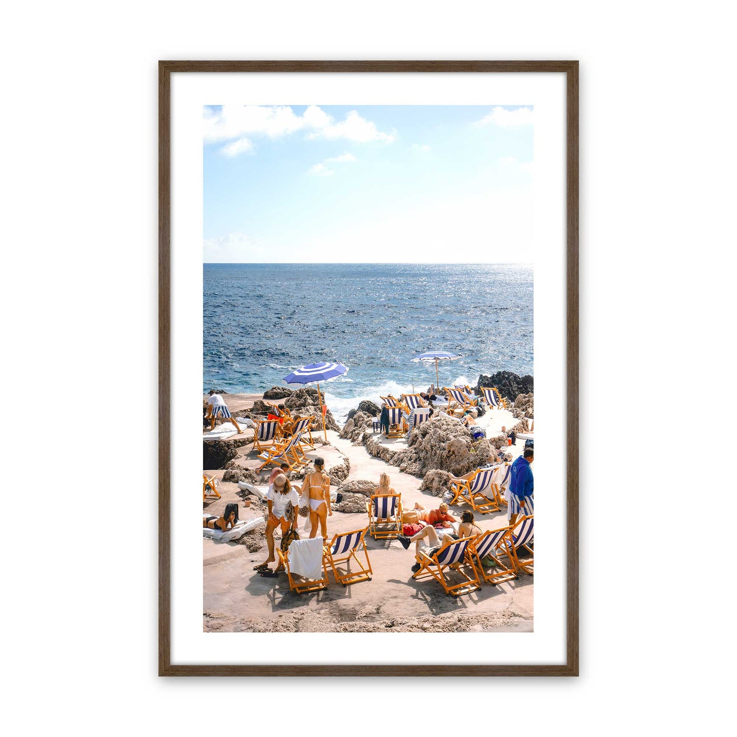 [Color:Walnut], Picture of art in a Walnut frame