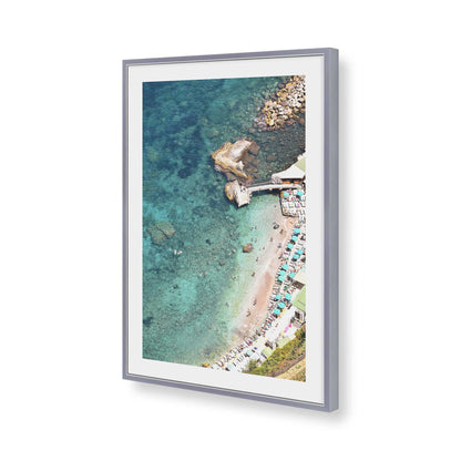 [Color:Polished Chrome], Picture of art in a Polished Chrome frame of the corner