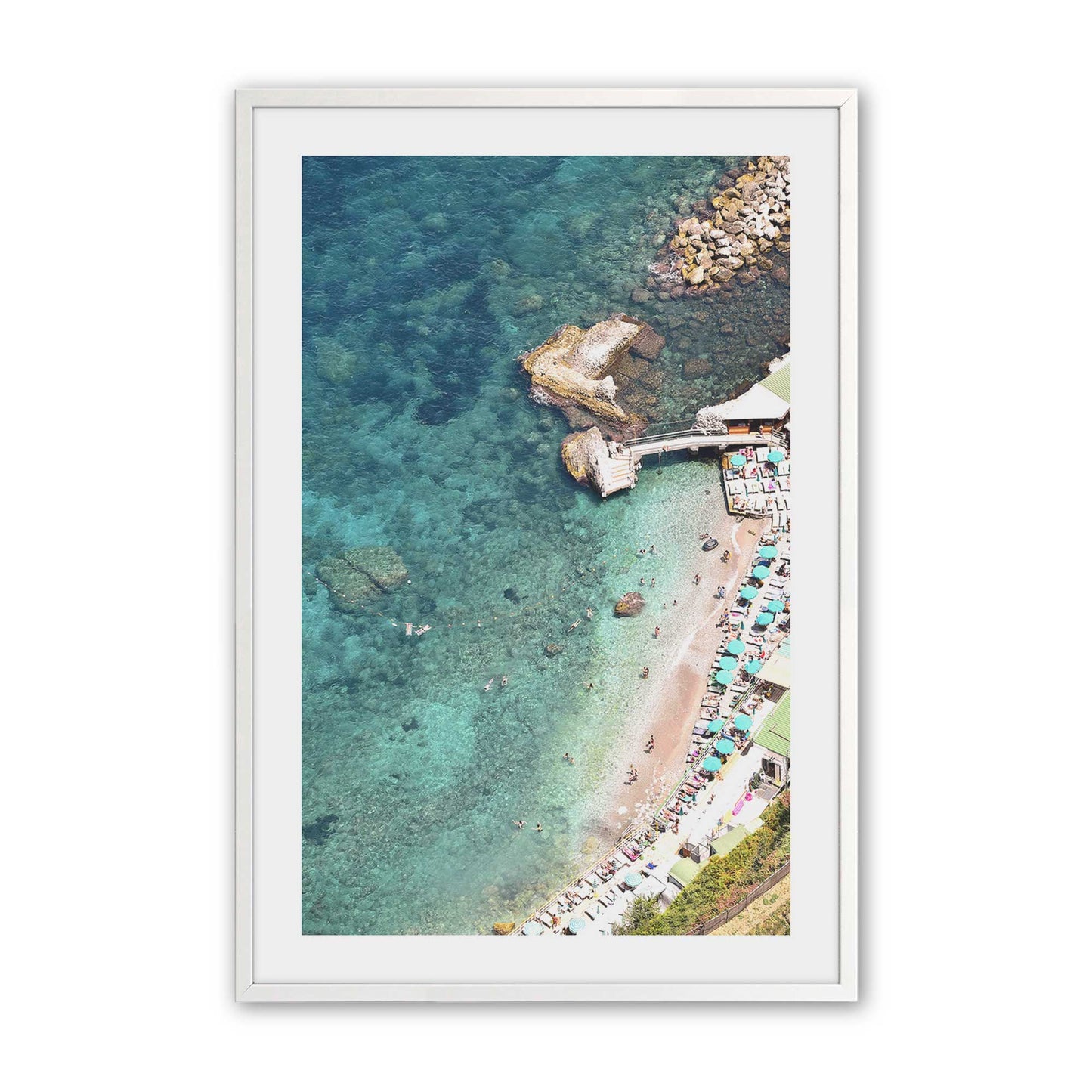 [Color:Opaque White], Picture of art in a Opaque White frame