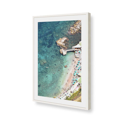 [Color:Opaque White], Picture of art in a Opaque White frame of the corner