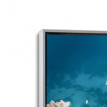 [Color:Polished Chrome], Picture of art in a Polished Chrome frame at an angle