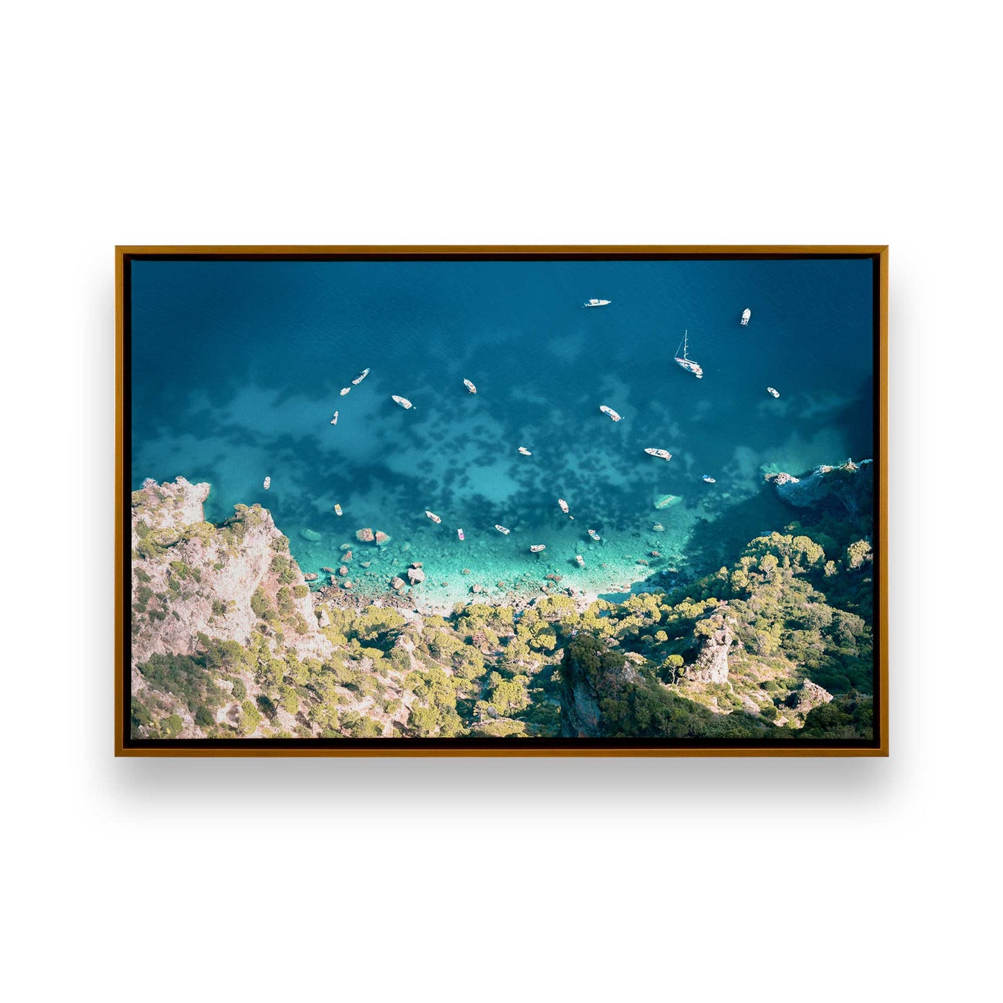 [Color:Polished Gold], Picture of art in a Polished Gold frame