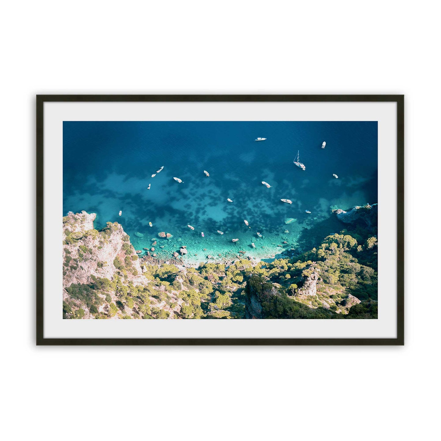 [Color:Satin Black], Picture of art in a Satin Black frame