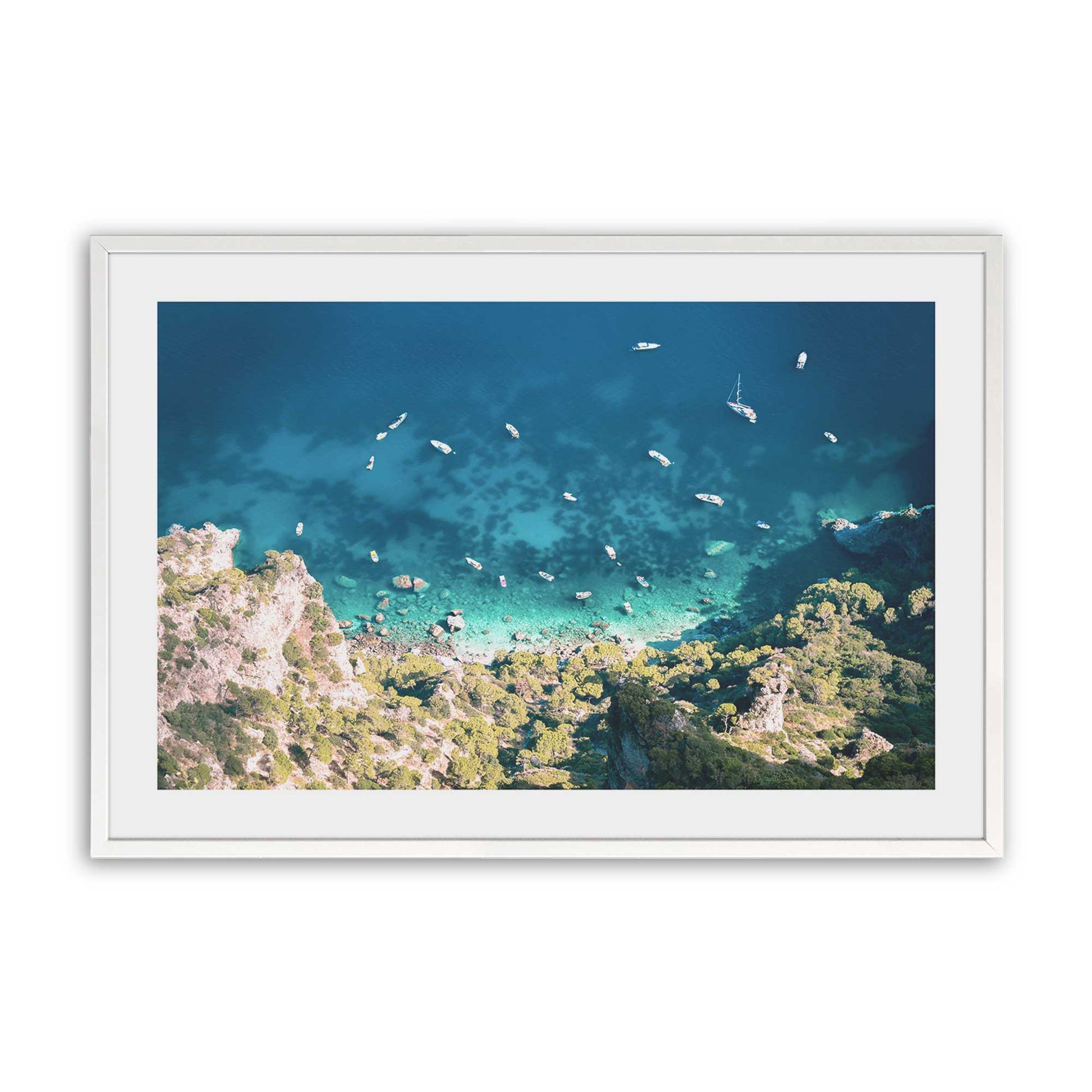 [Color:Opaque White], Picture of art in a Opaque White frame
