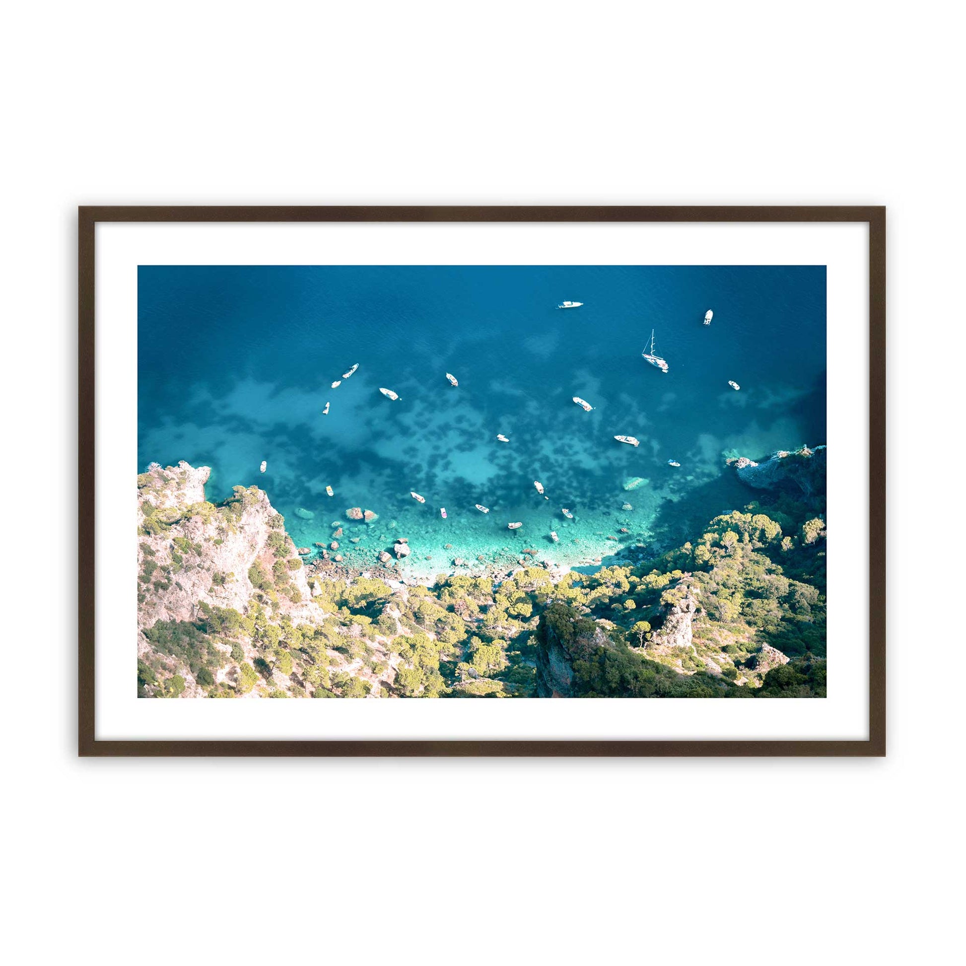 [Color:Belvinder Brown], Picture of art in a Belvinder Brown frame
