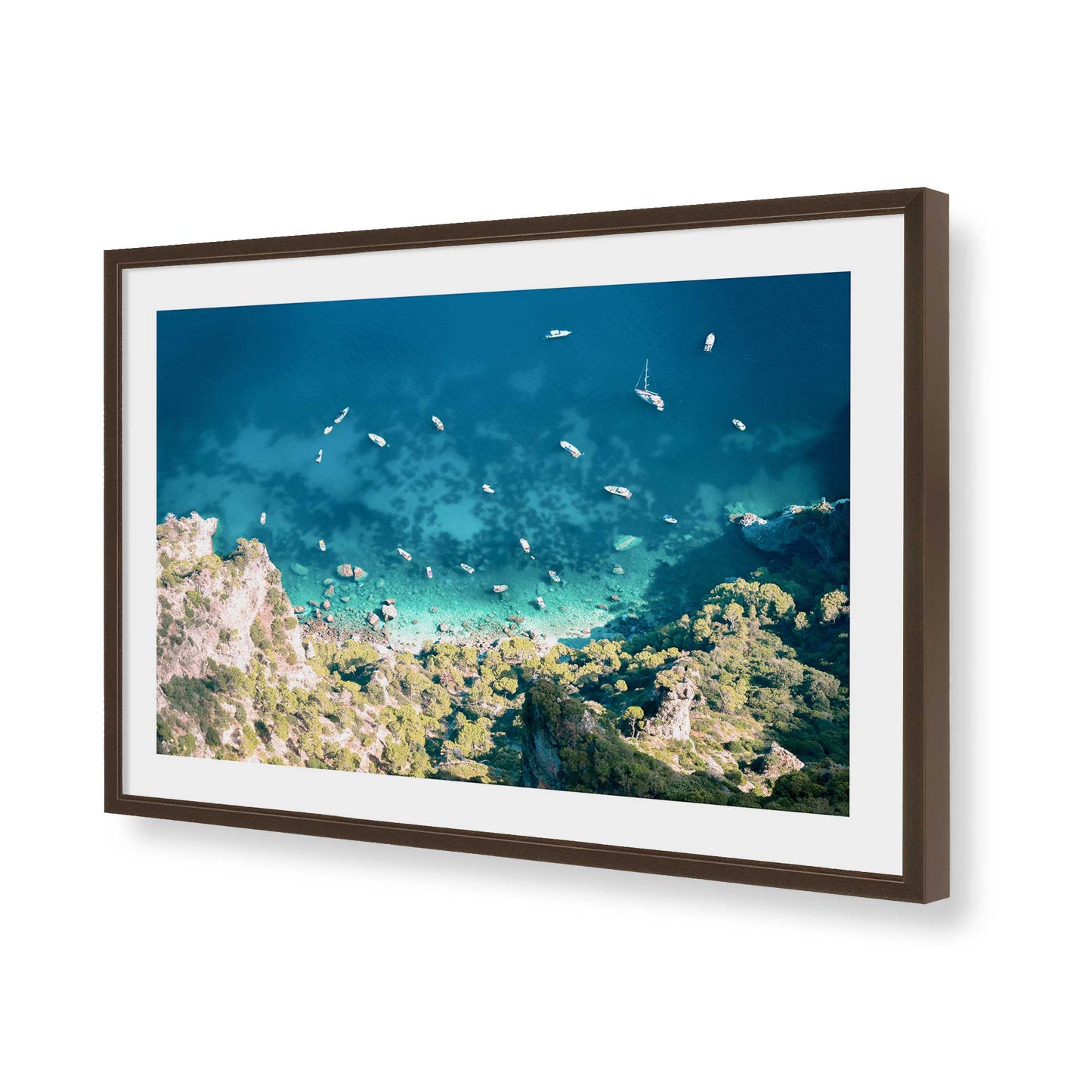 [Color:Belvinder Brown], Picture of art in a Belvinder Brown frame of the corner