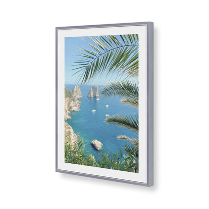 [Color:Polished Chrome], Picture of art in a Polished Chrome frame of the corner