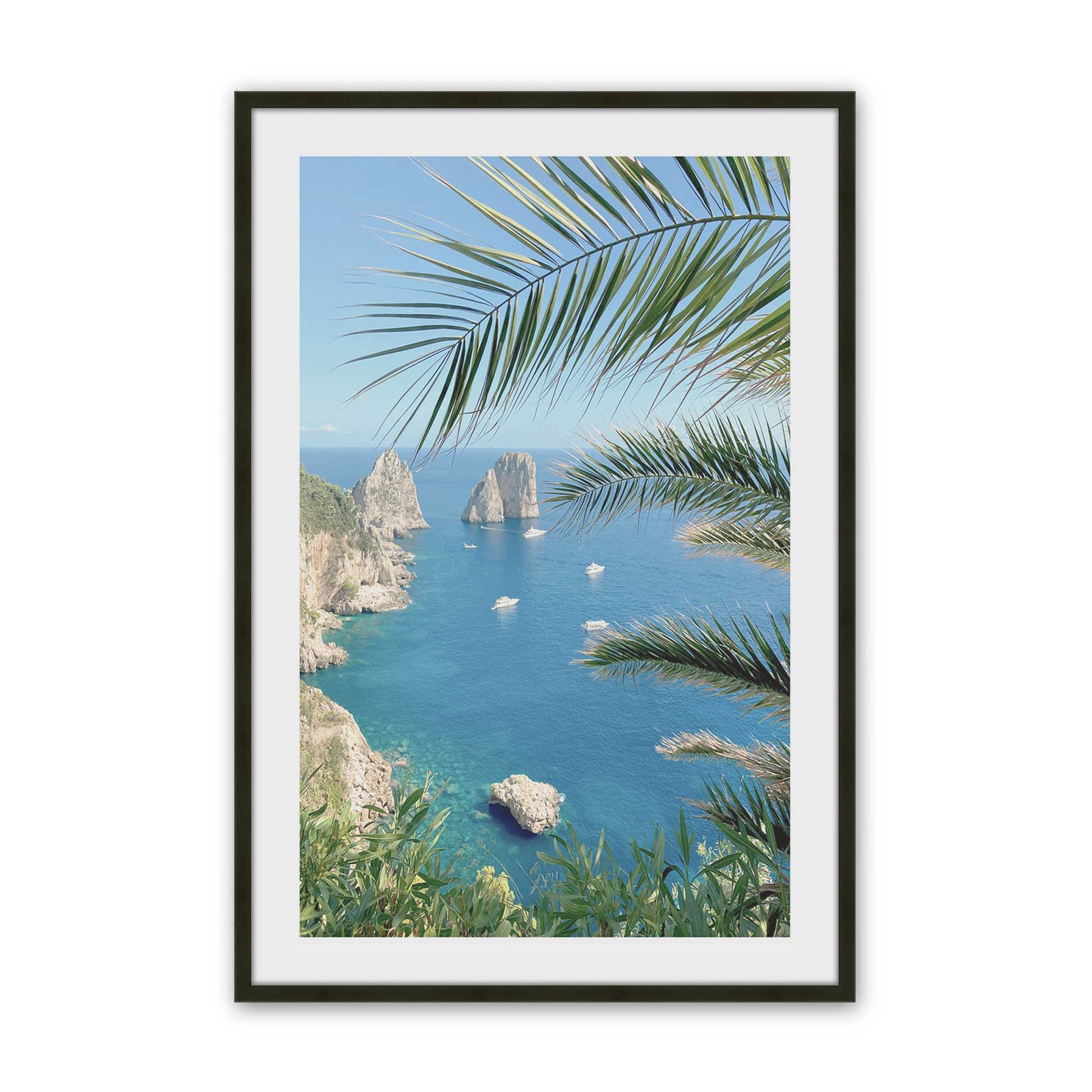 [Color:Satin Black], Picture of art in a Satin Black frame