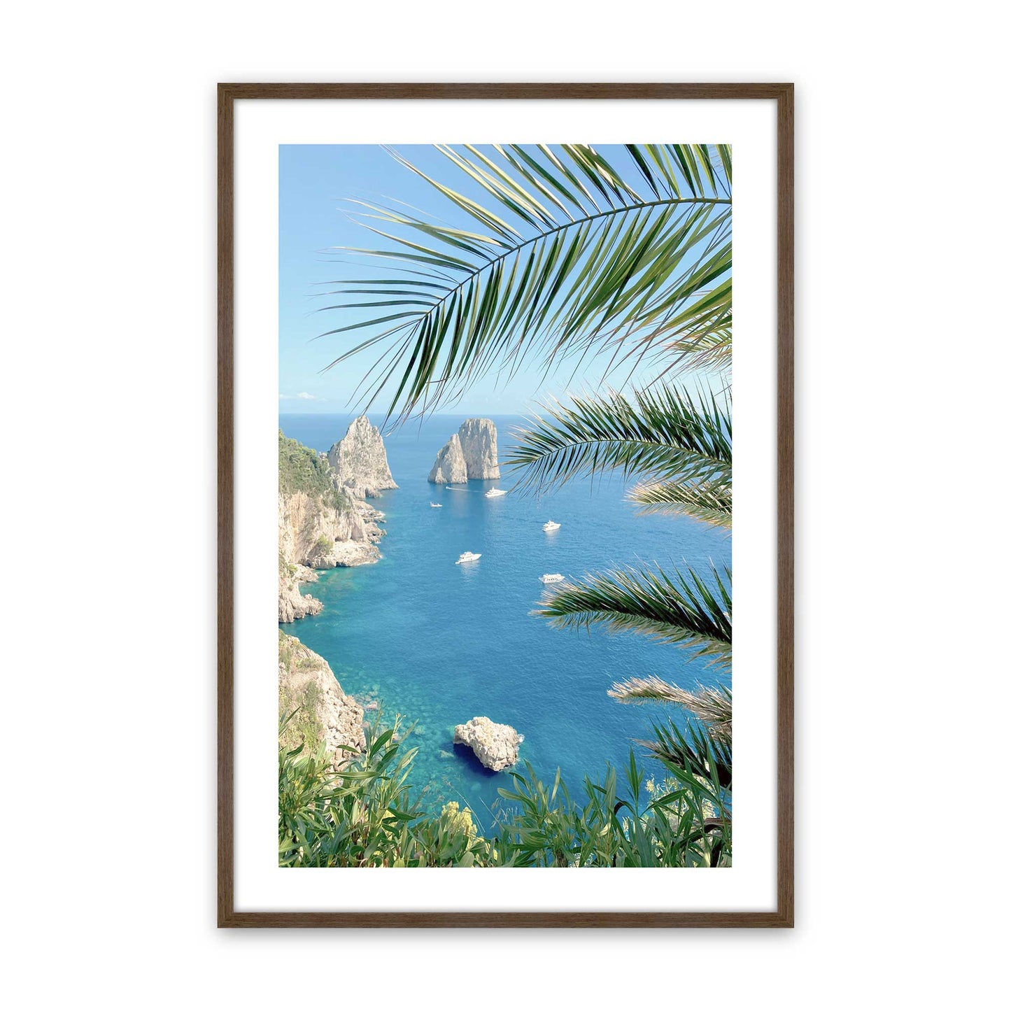 [Color:Walnut], Picture of art in a Walnut frame