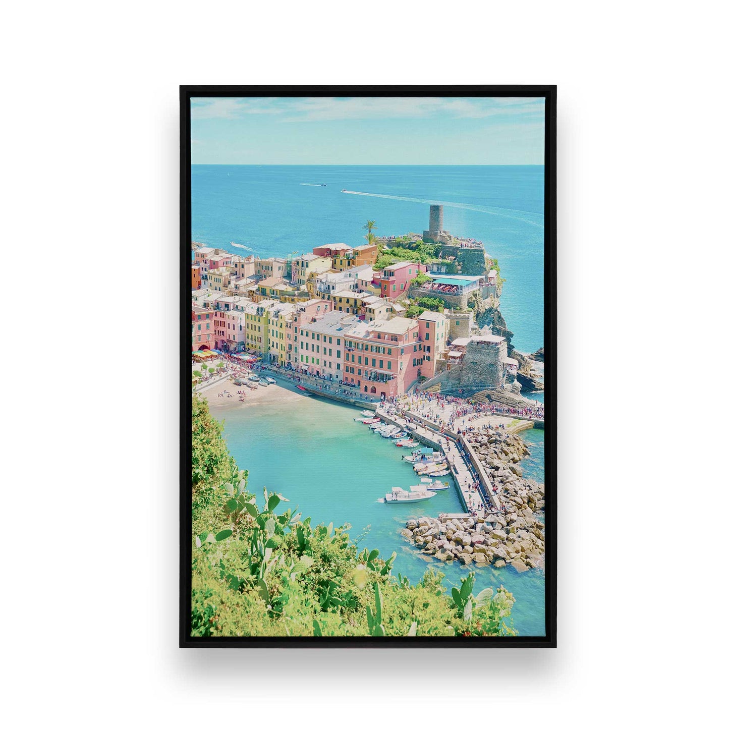 [Color:Satin Black], Picture of art in a Satin Black frame