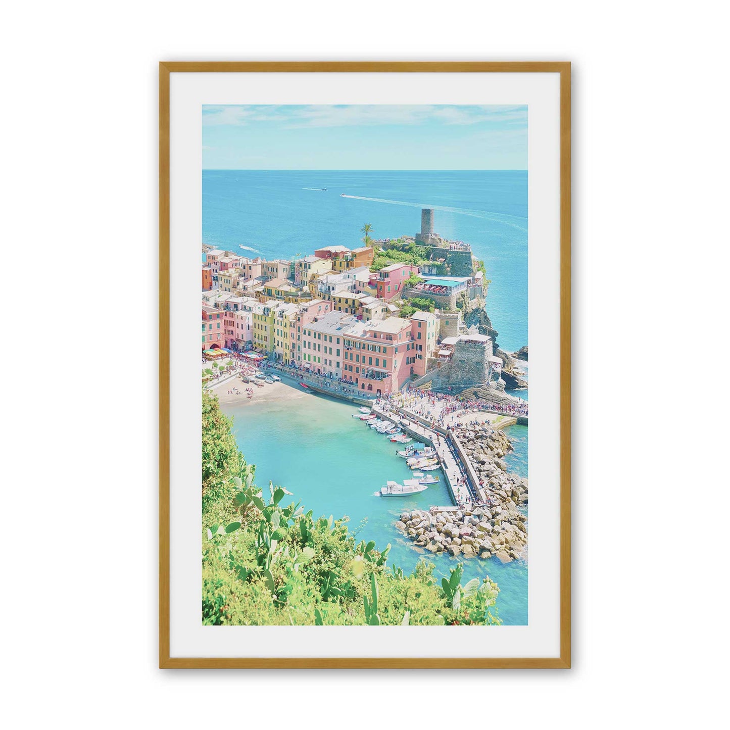 [Color:Polished Gold], Picture of art in a Polished Gold frame